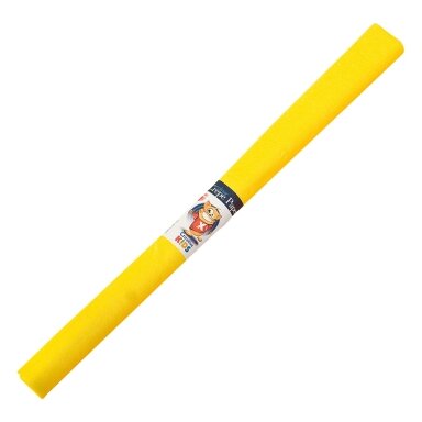 Krepinis popierius ICO CREATIVE KIDS, 200x50 cm, geltona sp. Krepinis popierius ICO CREATIVE KIDS, 200x50 cm, geltona sp.