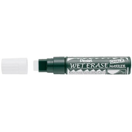 Kreidinis žymeklis PENTEL ARTS, 10-15 mm, balta, kirstu galiuku, perdirbamas Kreidinis žymeklis PENTEL ARTS, 10-15 mm, balta, kirstu galiuku, perdirbamas