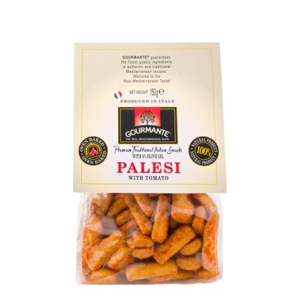 Krekeriai Palesi GOURMANTE, su pomidorais, 150 g Krekeriai Palesi GOURMANTE, su pomidorais, 150 g