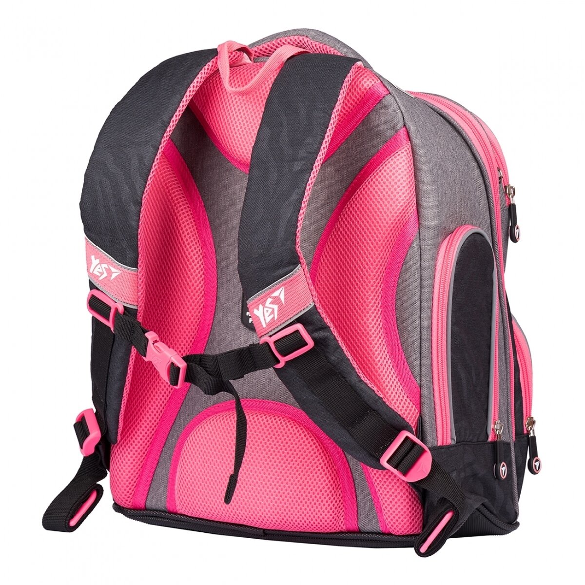 Kuprinė YES S-30 Juno Max Yes style, pilka/juoda 1 Kuprinė YES S-30 Juno Max Yes style, pilka/juoda 1
