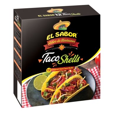 Kukurūzų krepšeliai EL SABOR, 12 vnt, 150 g