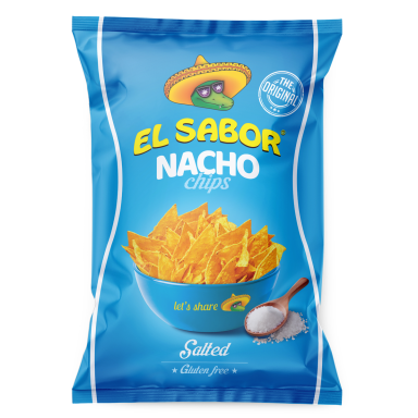 Kukurūzų traškučiai EL SABOR, su druska, 100 g