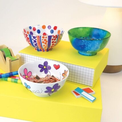 Kūrybinis rinkinys „Paint Your Own Porcelain Bowls“ 2