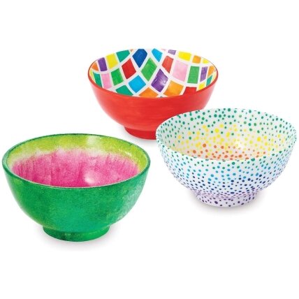 Kūrybinis rinkinys „Paint Your Own Porcelain Bowls“ 4