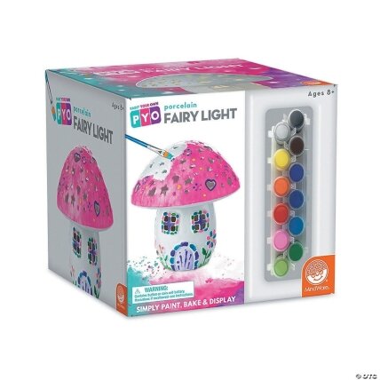 Kūrybinis rinkinys „Paint Your Own Porcelain Fairy Light“ Kūrybinis rinkinys „Paint Your Own Porcelain Fairy Light“