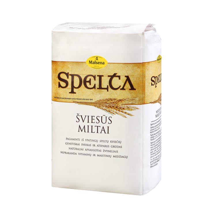 Kvietiniai miltai SPELTA, šviesūs, 1 kg