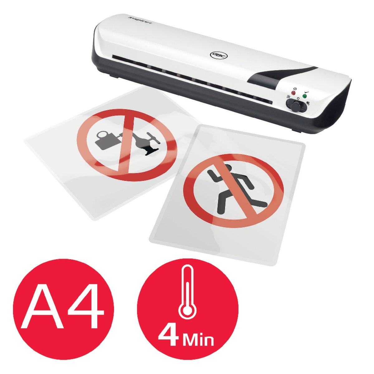 Laminavimo aparatas GBC Inspire+, A4, 125mic, baltas 2 Laminavimo aparatas GBC Inspire+, A4, 125mic, baltas 2