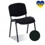 Lankytojų kėdė NOWY STYL ISO BLACK, odos pakaitalas, V - 4, juoda sp.