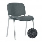Lankytojų kėdė NOWY STYL ISO, chromuota, EF002, pilka sp.