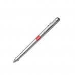 Lazerinė rodyklė NOBO 4 in 1, tušinukas, jutiklinis rašiklis, žibintuvėlis, raudonas lazeris, sidabro sp.