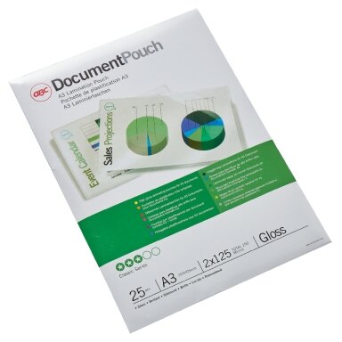 Laminavimo vokeliai GBC, A3, 125 mik., blizgūs, 25 vnt. Laminavimo vokeliai GBC, A3, 125 mik., blizgūs, 25 vnt.