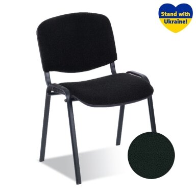 Lankytojų kėdė NOWY STYL ISO BLACK, odos pakaitalas, V - 4, juoda sp. Lankytojų kėdė NOWY STYL ISO BLACK, odos pakaitalas, V - 4, juoda sp.