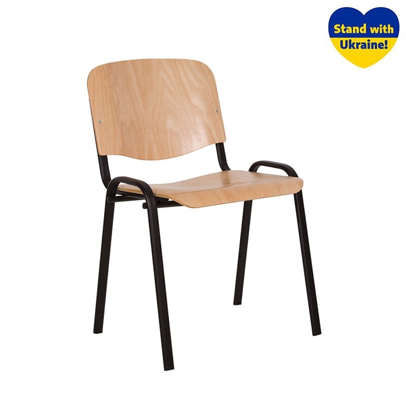 Lankytojų kėdė NOWY STYL ISO BLACK WOOD, iš faneros, medienos sp. Lankytojų kėdė NOWY STYL ISO BLACK WOOD, iš faneros, medienos sp.