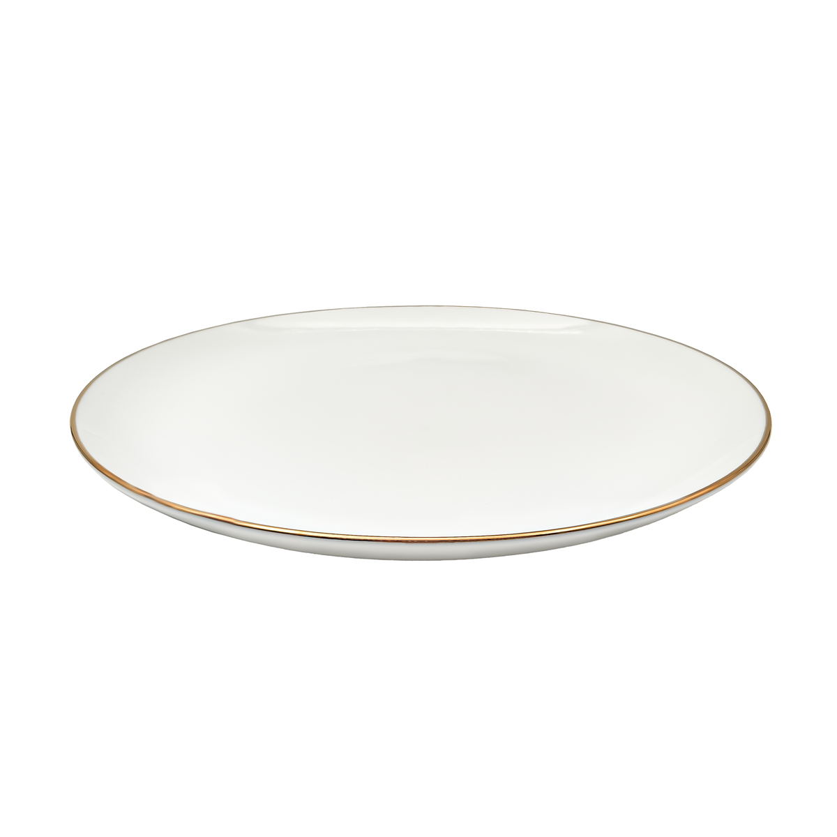 Lėkštė Gold, porcelianas, D 21 cm, vnt