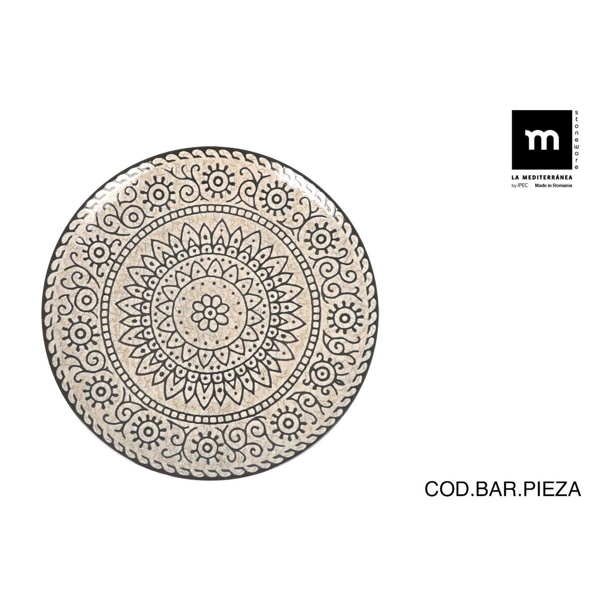 Lėkštė Sole, keramika, D 26 cm, vnt