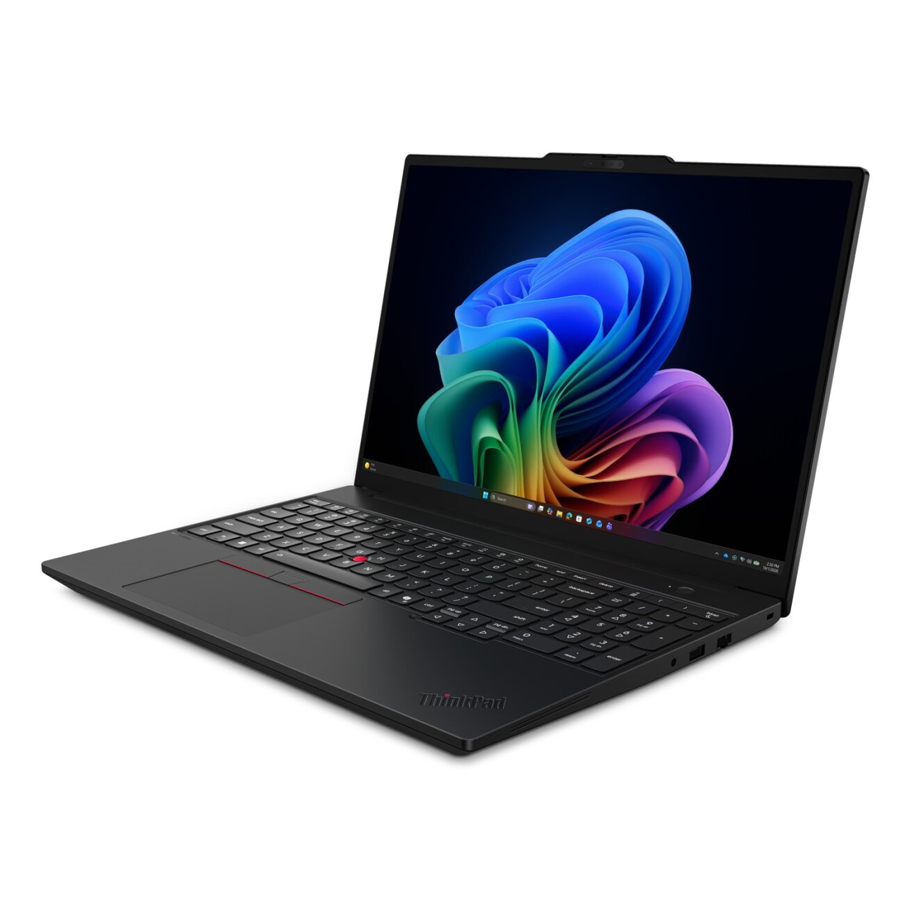 Lenovo ThinkPad T16 Gen 5 Core™ Ultra 7 355 512GB SSD 16GB 16" (1920x1200) WIN11 Pro BLACK Backlit Keyboard FP Reader. 1 YW 2