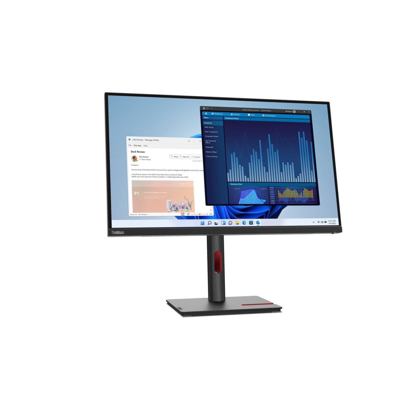 Lenovo ThinkVision T27p-30 (27") UHD HDMI/DP/USB-C/DOC 1