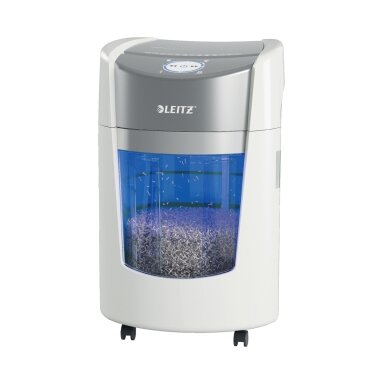 Leitz IQ OptiMax Small Office 350 Micro Cut Paper Shredder, P5, 22L, White