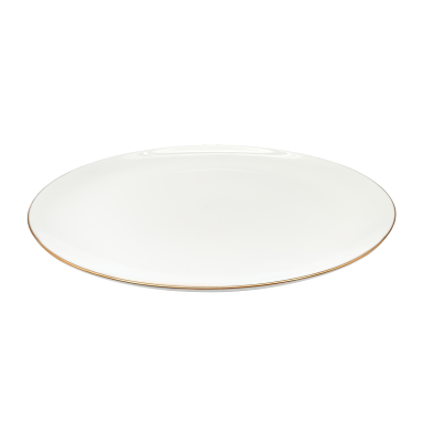 Lėkštė Gold, porcelianas, D 27 cm, vnt