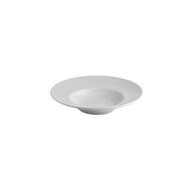 Lėkštė M699, gili, plačiu krašteliu, porcelianas, 340 ml, D 27 cm, vnt