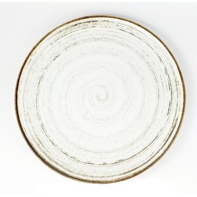 Lėkštė NOSTALGIA White, su stačiu krašteliu, porcelianas, D 27 cm, vnt Lėkštė NOSTALGIA White, su stačiu krašteliu, porcelianas, D 27 cm, vnt