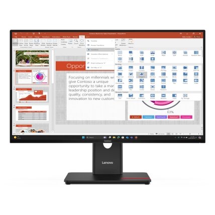 Lenovo Monitor  ThinkVision T27-40 Black (27 ")