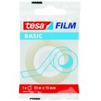 Lipni juosta TESA Film Basic, 15mm x 33m, skaidri