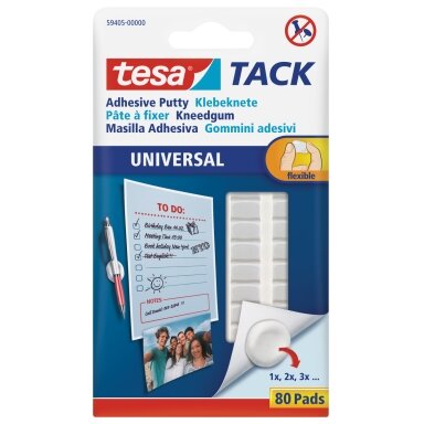 Lipni guma TESA TACK, 80vnt. Lipni guma TESA TACK, 80vnt.