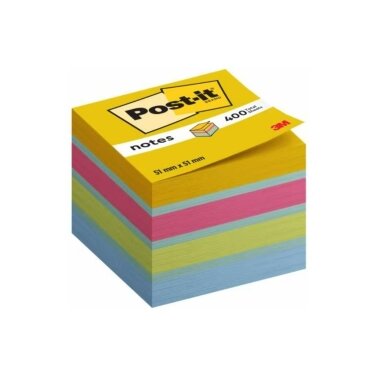 Lipnių lapelių kubas POST-IT MINI ULTRA, 51 x 51 cm, 400 lapelių, įvairių spalvų Lipnių lapelių kubas POST-IT MINI ULTRA, 51 x 51 cm, 400 lapelių, įvairių spalvų