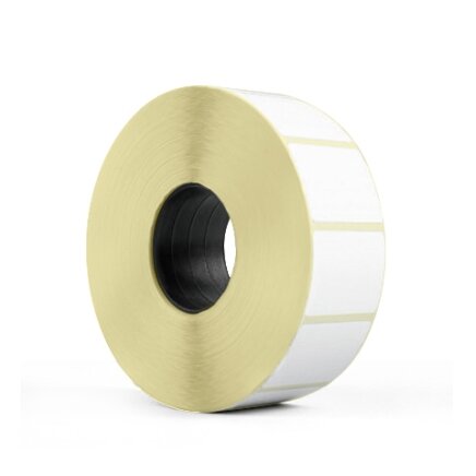 Lipnios etiketės, termo, 52 x 40 mm, balta, 1000 vnt. 1 Lipnios etiketės, termo, 52 x 40 mm, balta, 1000 vnt. 1