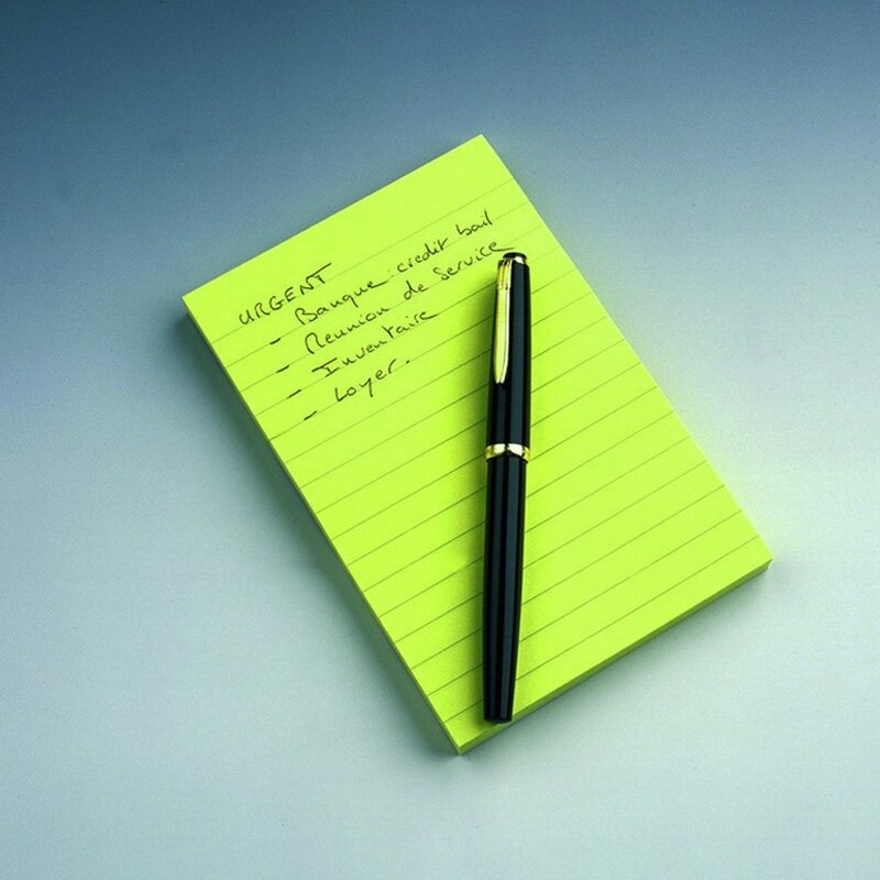 Lipnūs lapeliai POST-IT, 102 x 152 mm, 100 lapelių, langeliais, geltona 1 Lipnūs lapeliai POST-IT, 102 x 152 mm, 100 lapelių, langeliais, geltona 1