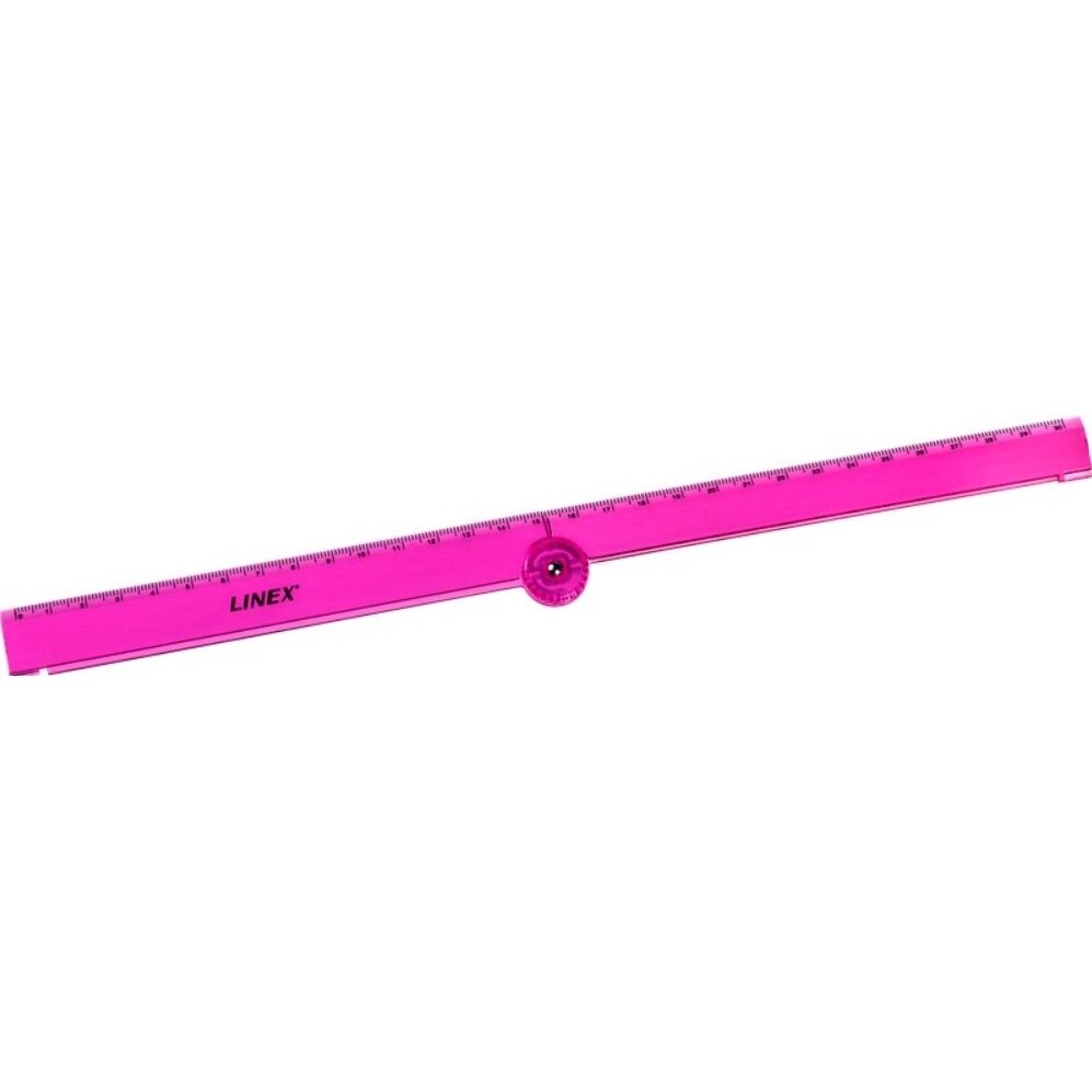 Liniuotė LINEX Folden 15/30 cm, rožinė 2