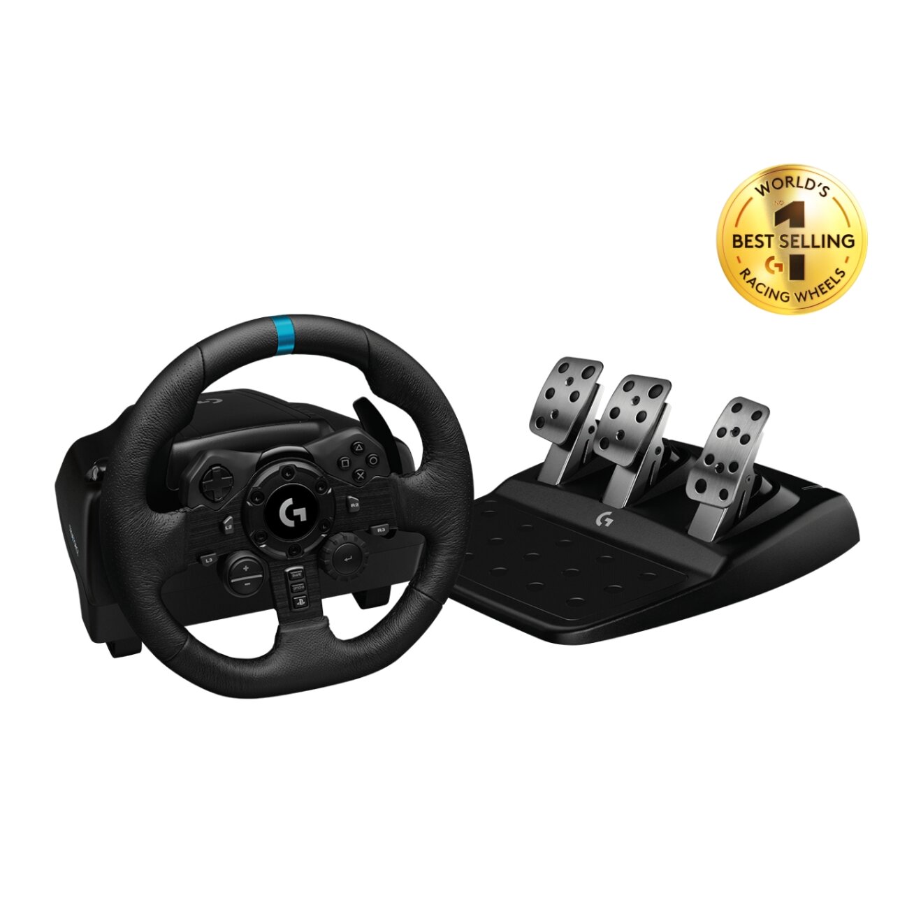 LOGITECH G923 Racing Wheel and Pedals for PS4 and PC