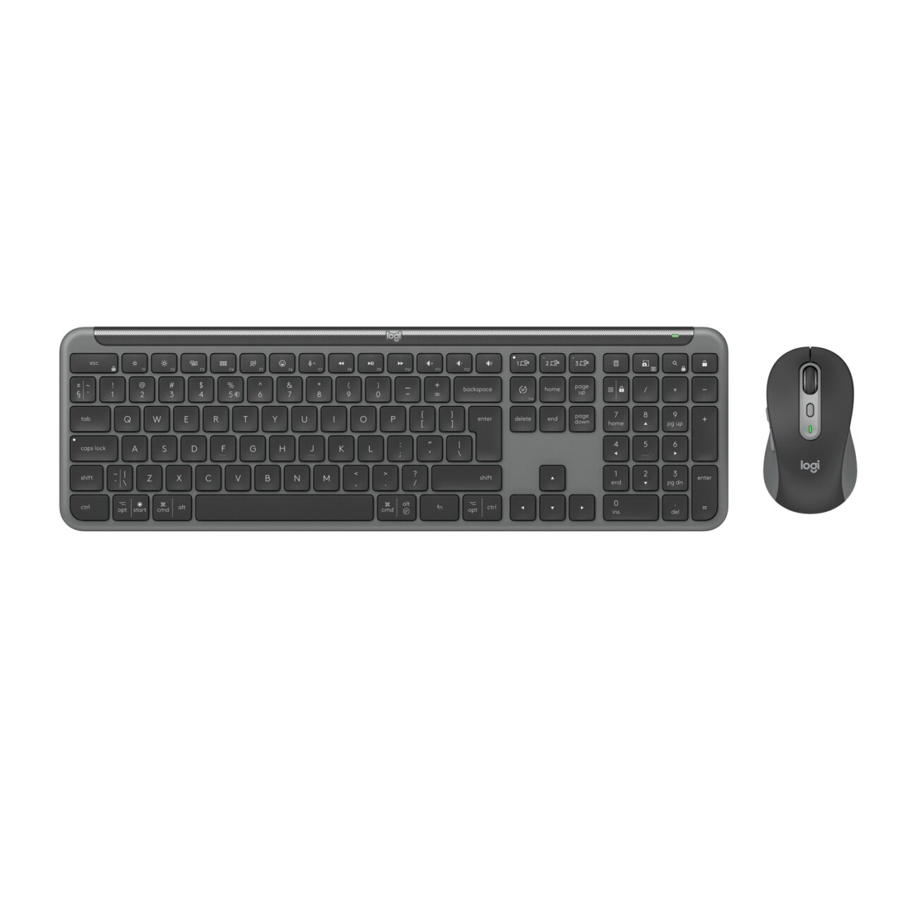 Logitech Mouse and keyboard set 920-012490 / MK950 Signature Slim Graphite 1