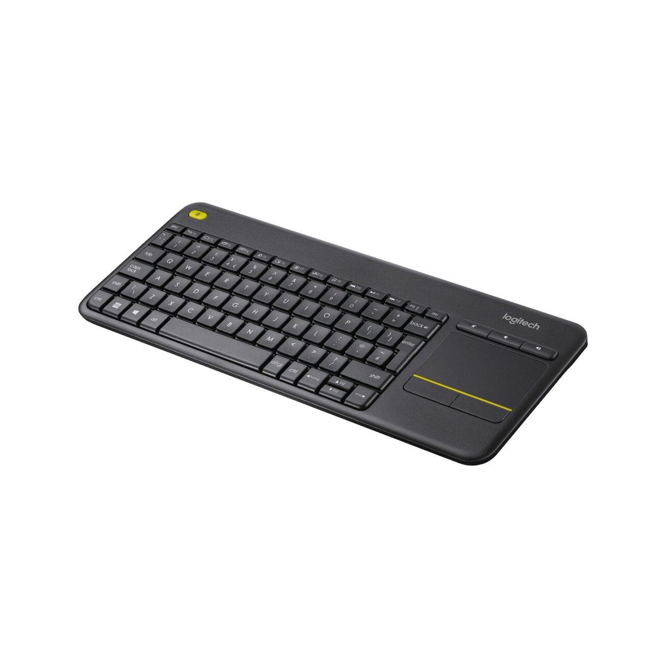 LOGITECH Wireless Touch Keyboard k400 Plus - INT BLACK LOGITECH Wireless Touch Keyboard k400 Plus - INT BLACK