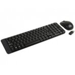 Logitech MK220 Combo Belaidė klaviatūra + pelė, US, Juoda