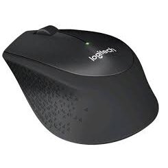 Logitech M330 Silent Plus Belaidė pelė, 1000 DPI, Juoda