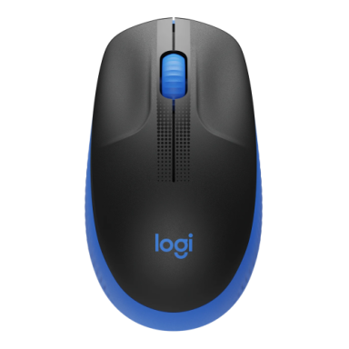 Logitech M190 Full-Size Belaidė pelė, RF Wireless, 1000 DPI, Mėlyna