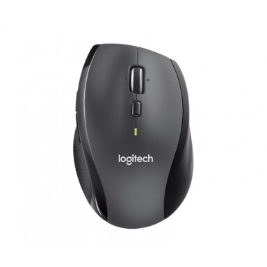 Logitech Marathon M705 Belaidė pelė, RF Wireless, 1000 DPI, Juoda/Pilka