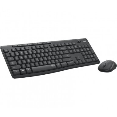 Logitech MK295 Silent Wireless Combo Belaidė klaviatūra, US Int, Graphite Logitech MK295 Silent Wireless Combo Belaidė klaviatūra, US Int, Graphite