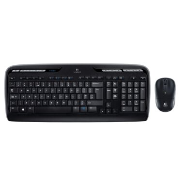 Logitech MK330 Combo Belaidė klaviatūra + pelė, US INT, Juoda Logitech MK330 Combo Belaidė klaviatūra + pelė, US INT, Juoda