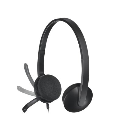 LOGITECH H340 USB Headset black 1