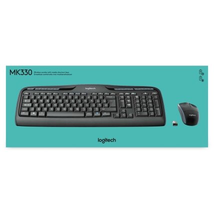 Logitech Mouse and keyboard set 920-003989 / MK330 Black 2