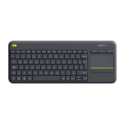 LOGITECH Wireless Touch Keyboard k400 Plus - INT BLACK 2 LOGITECH Wireless Touch Keyboard k400 Plus - INT BLACK 2