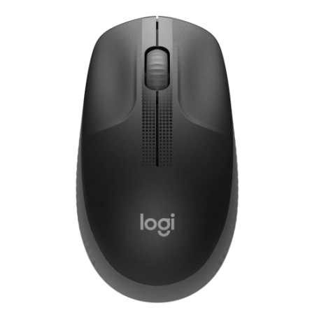 Logitech M190 Full-Size Belaidė pelė, RF Wireless, 1000 DPI, Charcoal