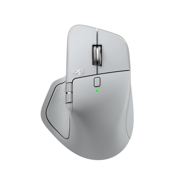 Logitech MX Master 4 Belaidė pelė RF Wireless + Bluetooth, 8000 DPI, Pale Grey Logitech MX Master 4 Belaidė pelė RF Wireless + Bluetooth, 8000 DPI, Pale Grey