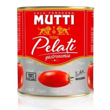 Lupti pomidorai MUTTI, 800 g.