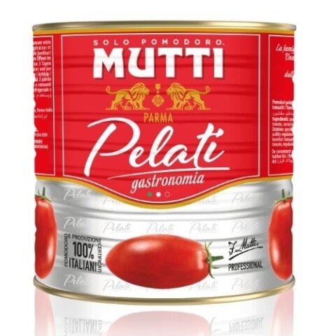 Lupti pomidorai MUTTI Gastronomia, 2,5/1,65kg Lupti pomidorai MUTTI Gastronomia, 2,5/1,65kg