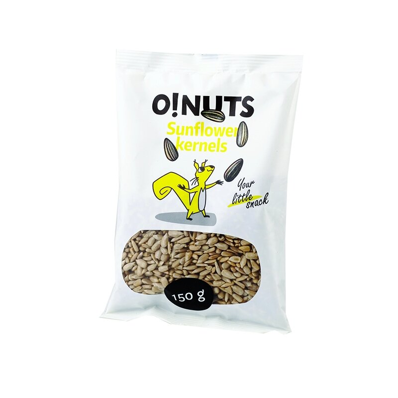 Lukštentos saulėgrąžos O!NUTS, 150 g Lukštentos saulėgrąžos O!NUTS, 150 g
