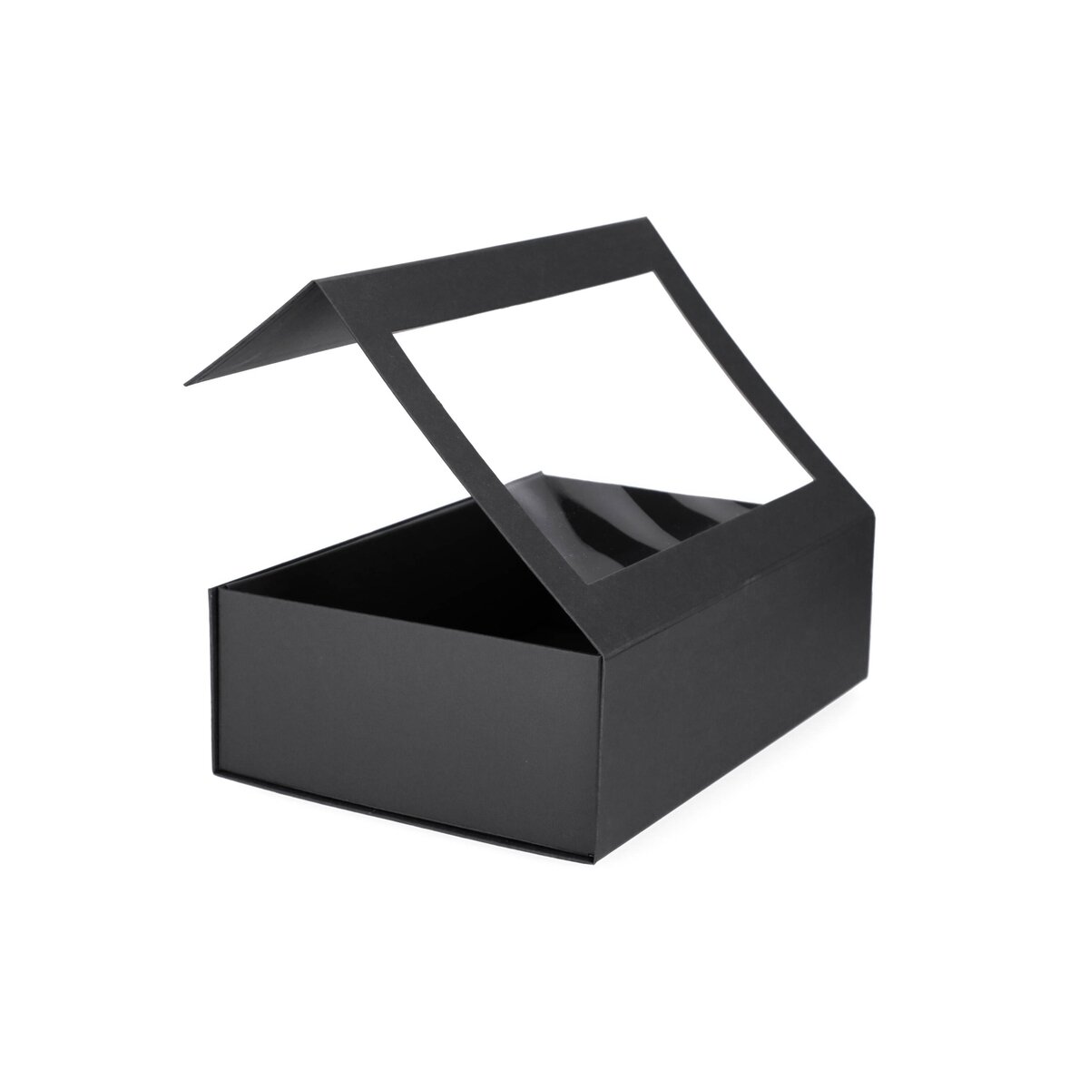Magnetinė dėžė su langeliu 330 x 220 x 100 mm, juodos  spalvos